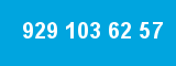 929 103 62 57 929 103 62 57
